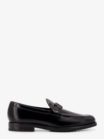 Leather loafer with t-timeless detail thumbnail
