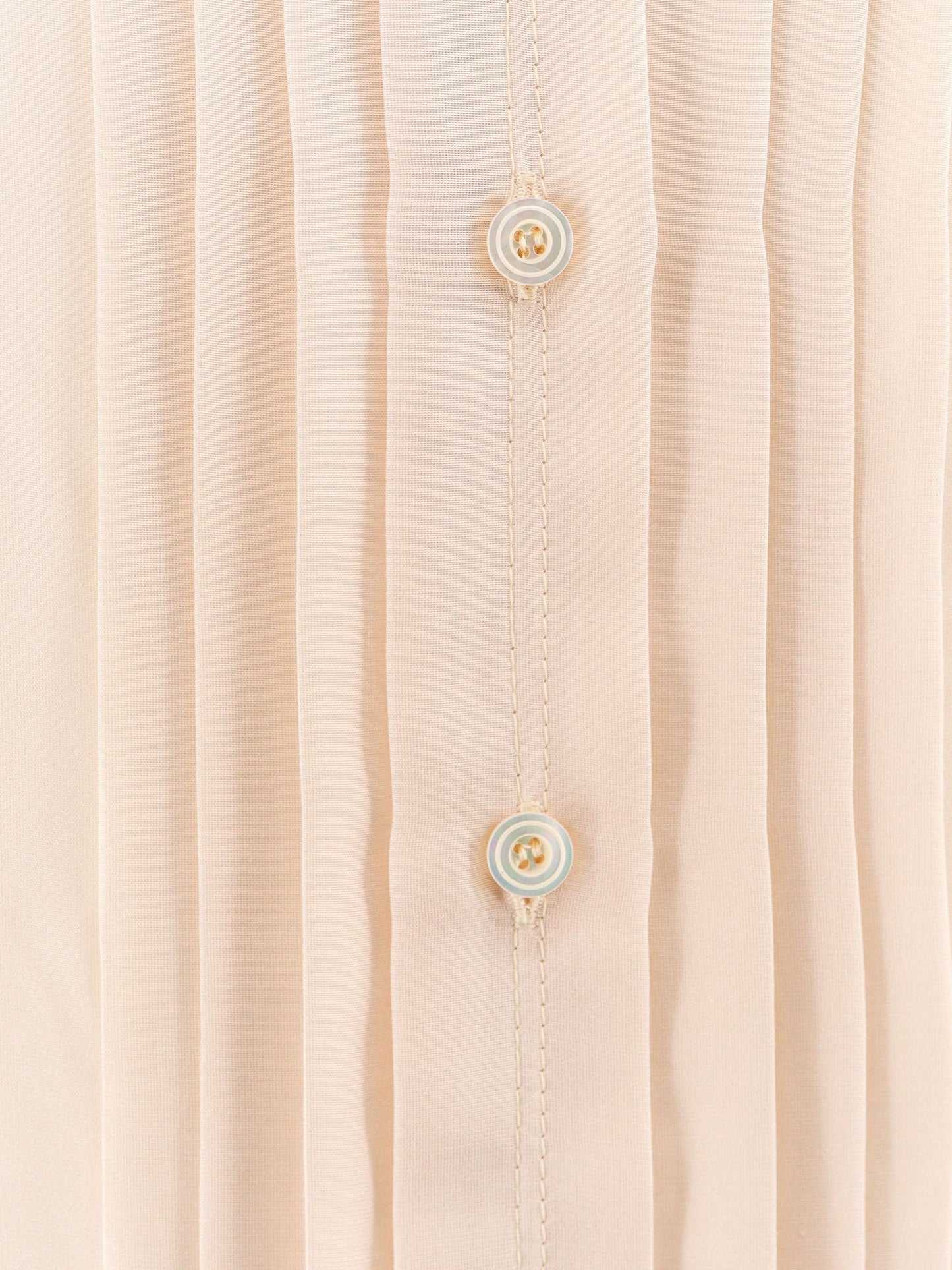 Camicia in seta con dettaglio plissettato