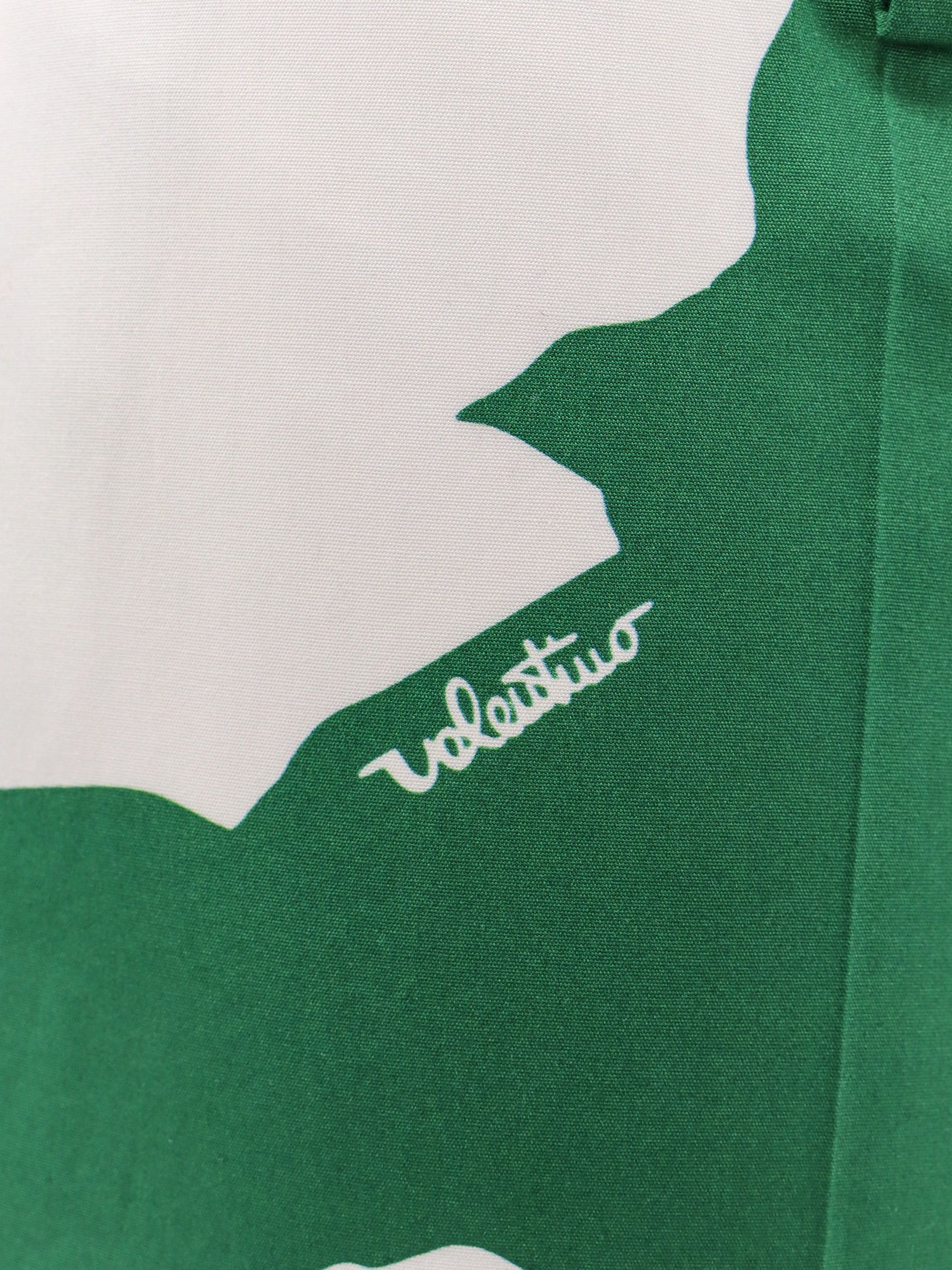 Cotton bermuda shorts with  valentino flower portrait print