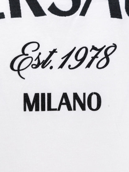 Cotton jersey t-shirt with logo embroidery thumbnail