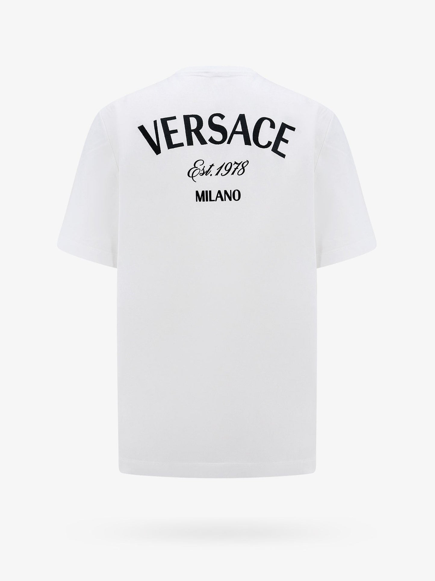 Cotton jersey t-shirt with logo embroidery