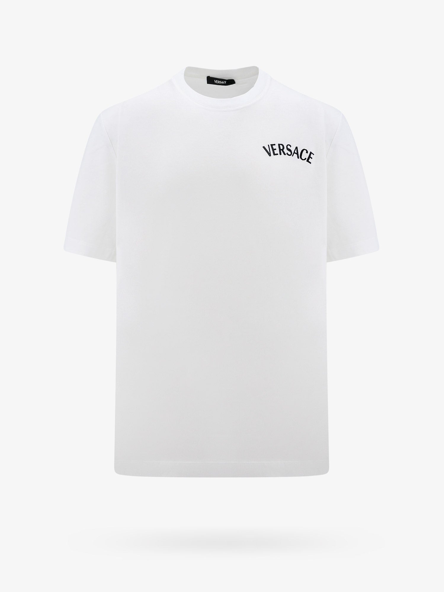 Cotton jersey t shirt logo embroidery