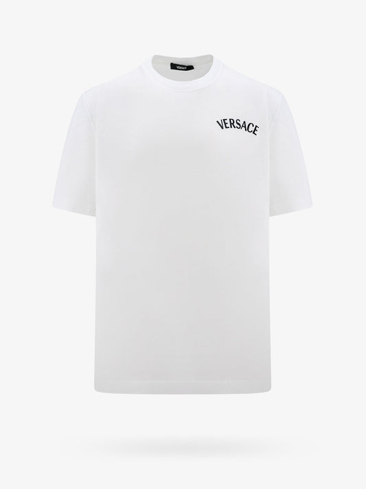 Cotton jersey t-shirt with logo embroidery