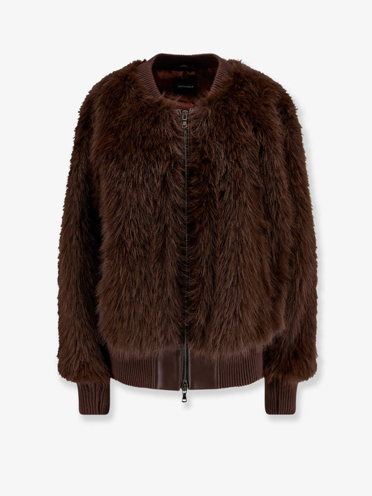 Faux fur jacket