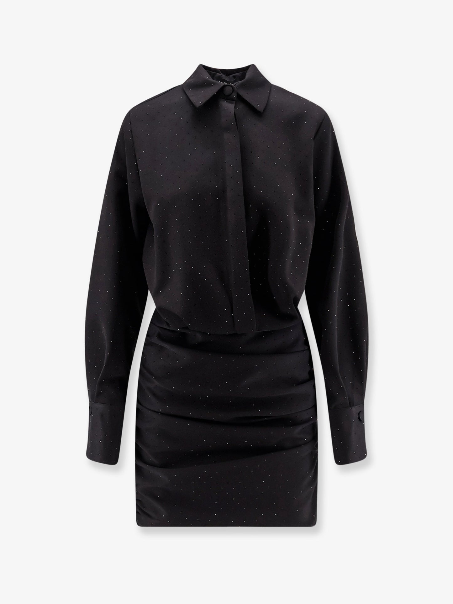 Dress with all-over rhinestones