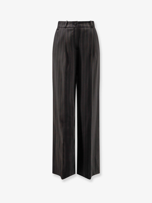 Pinstriped trousers