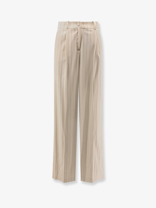 Pinstriped trousers