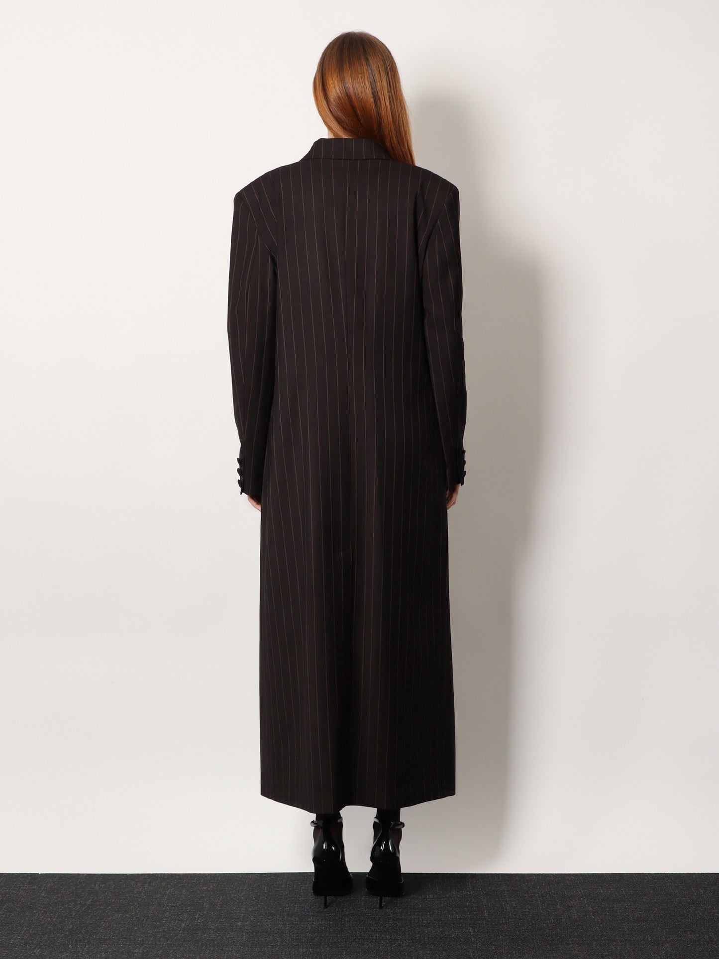 Cappotto doppio petto gessato