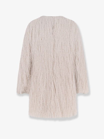 Short lurex dress with fringes thumbnail