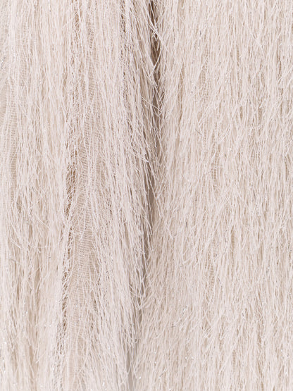 Short lurex dress with fringes thumbnail