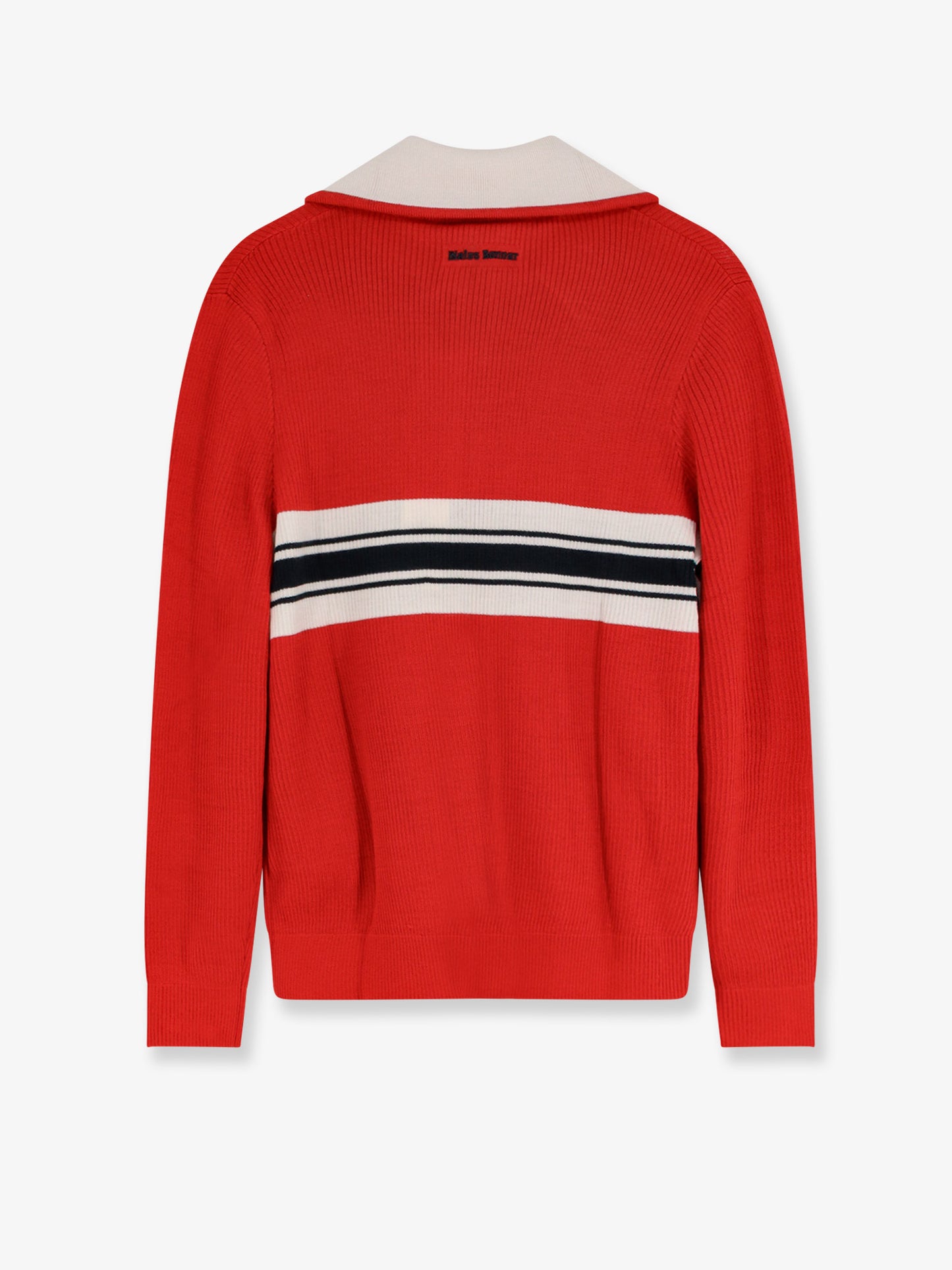 Ribbed sweatshirt with front logo
