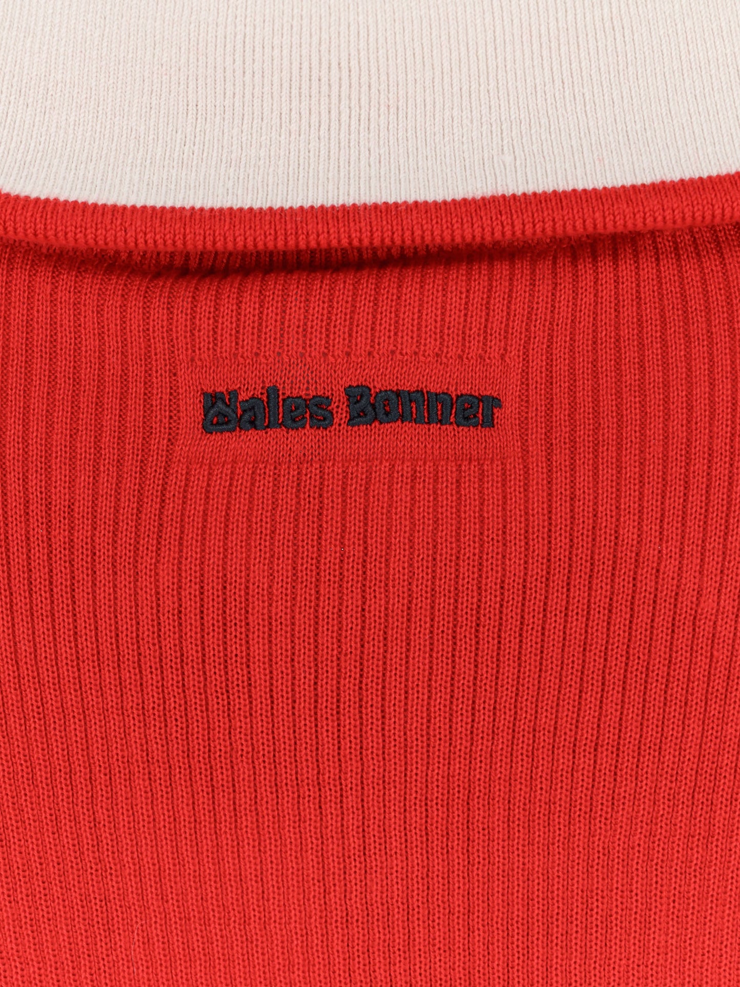 Ribbed sweatshirt with front logo