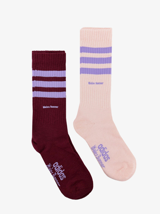 Cotton blend bipack socks
