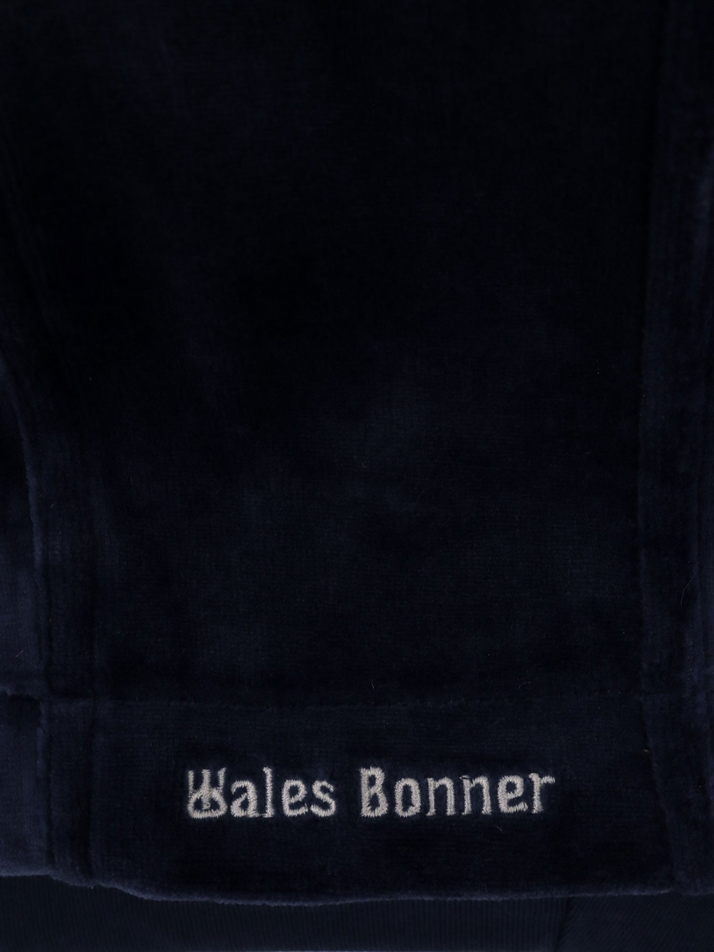 Chenille sweatshirt with iconic side stripes