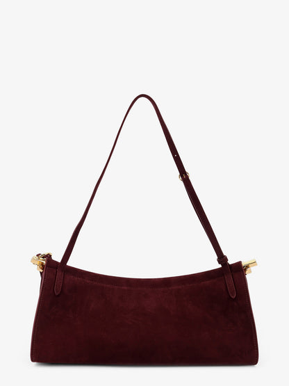 East West Medium suede shoulder bag thumbnail