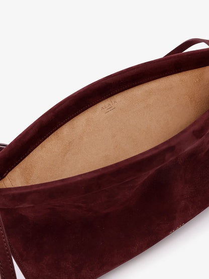 East West Medium suede shoulder bag thumbnail