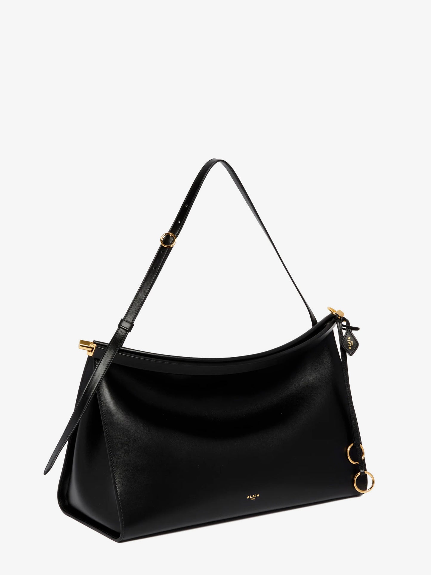 Le Click East West Large leather shoulder bag