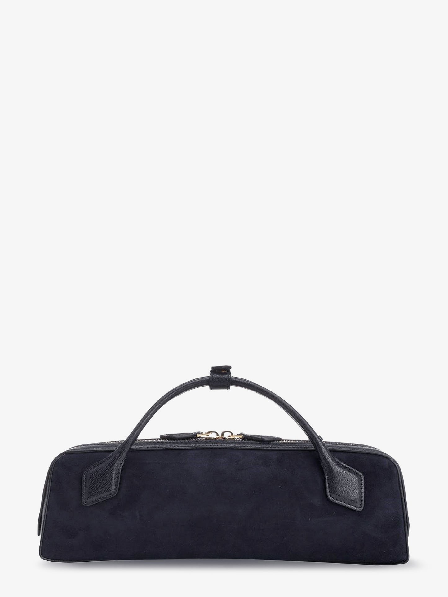 Clutch Le Teckel suede handbag