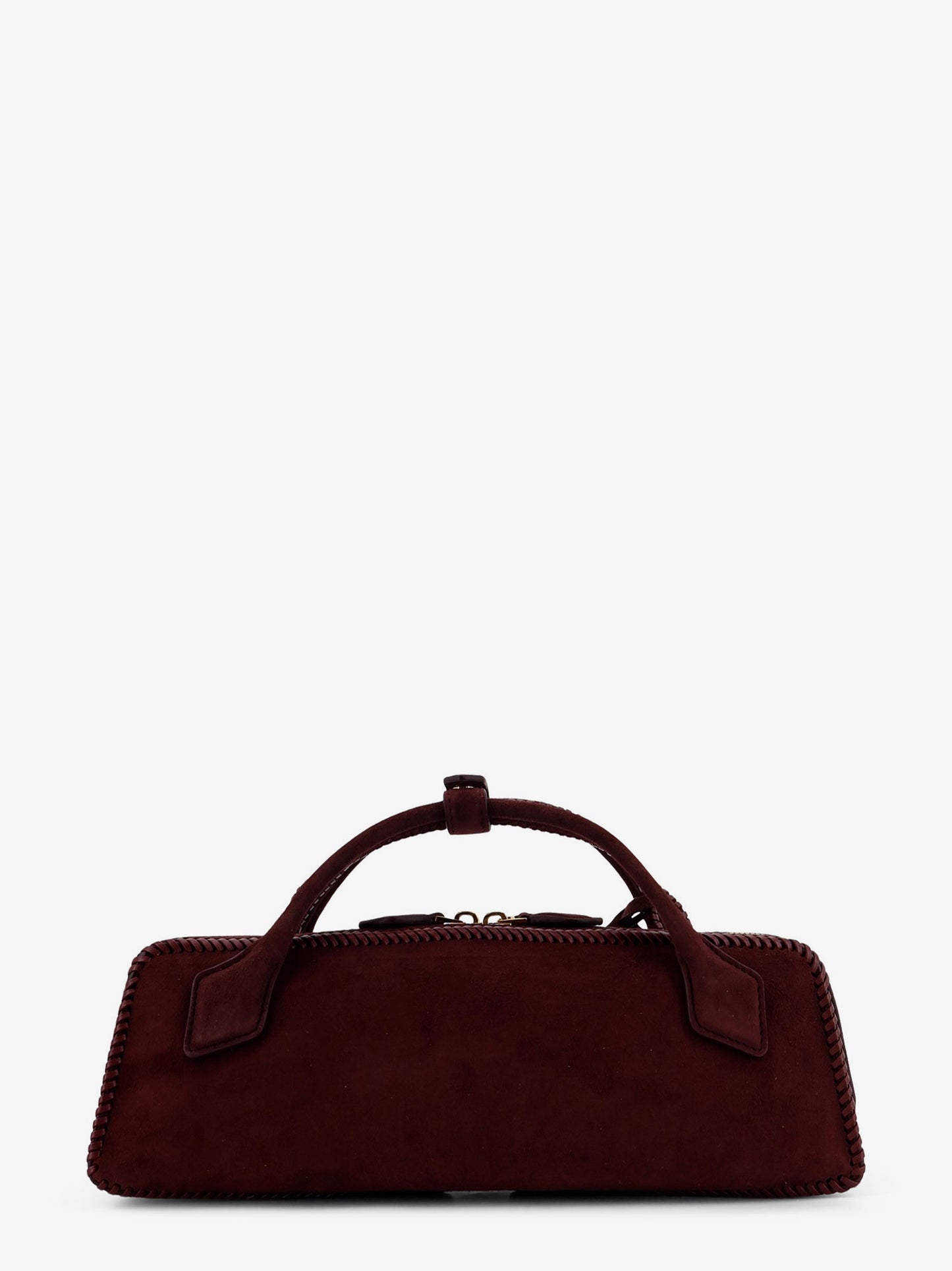 Clutch Le Teckel suede handbag