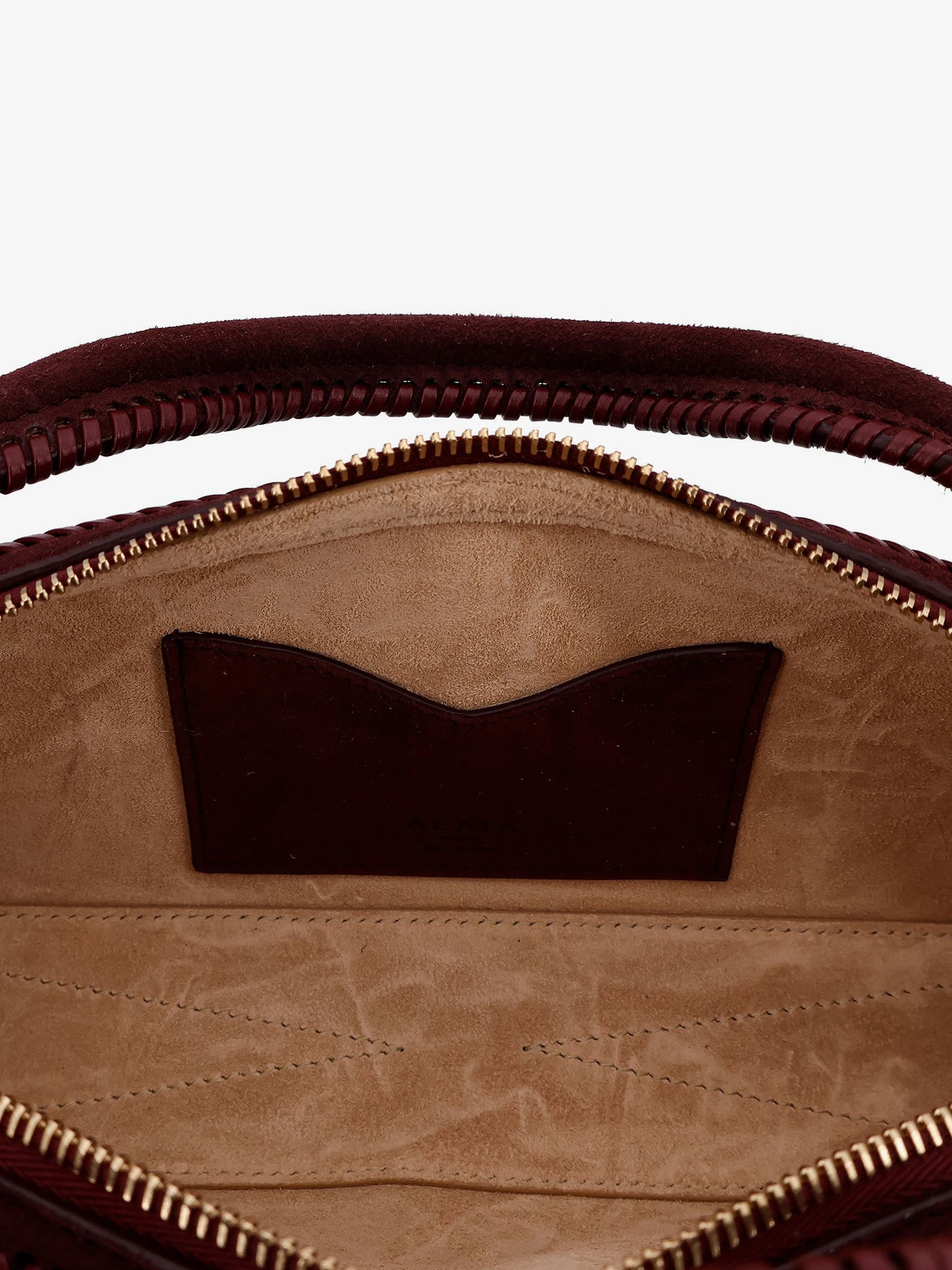 Clutch Le Teckel suede handbag