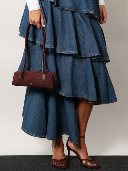 Teckel Small suede shoulder bag thumbnail