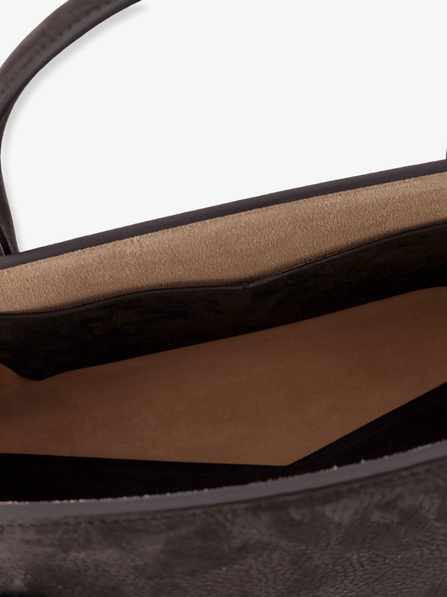 Hand Tote Bag in suede