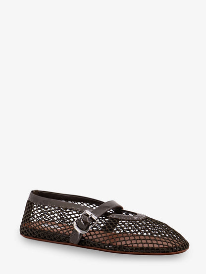 Ballet Flats mesh ballerinas with patent leather profiles thumbnail
