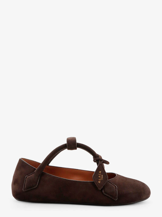 Le Teckel Suede Ballet Flats