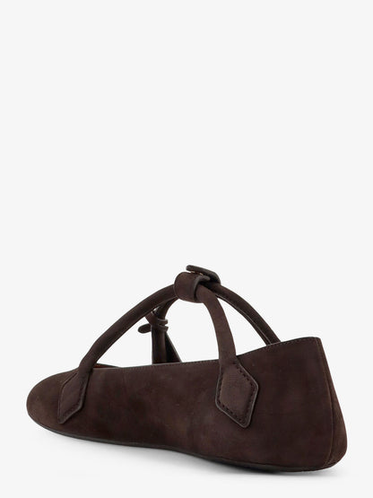 Le Teckel Suede Ballet Flats thumbnail