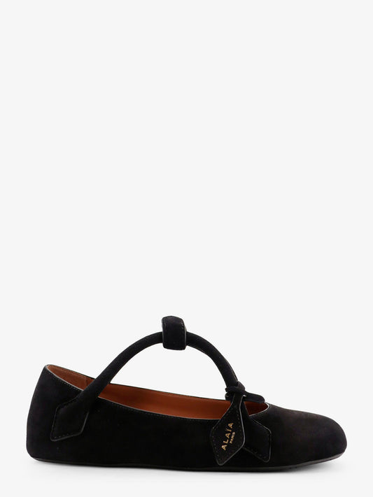 Le Teckel Suede Ballet Flats