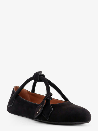 Le Teckel Suede Ballet Flats thumbnail