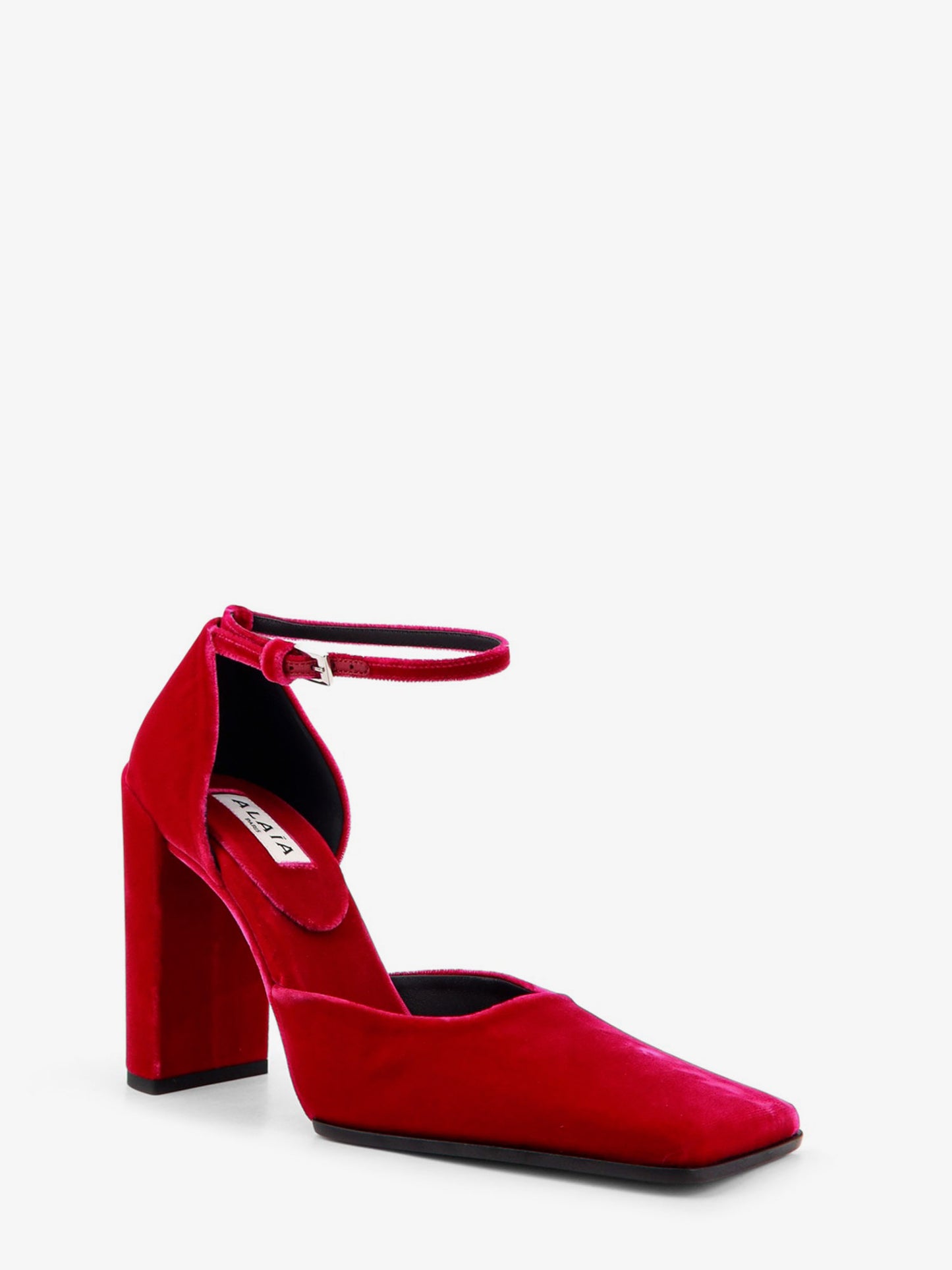 D' Orsay 90 velvet décolleté