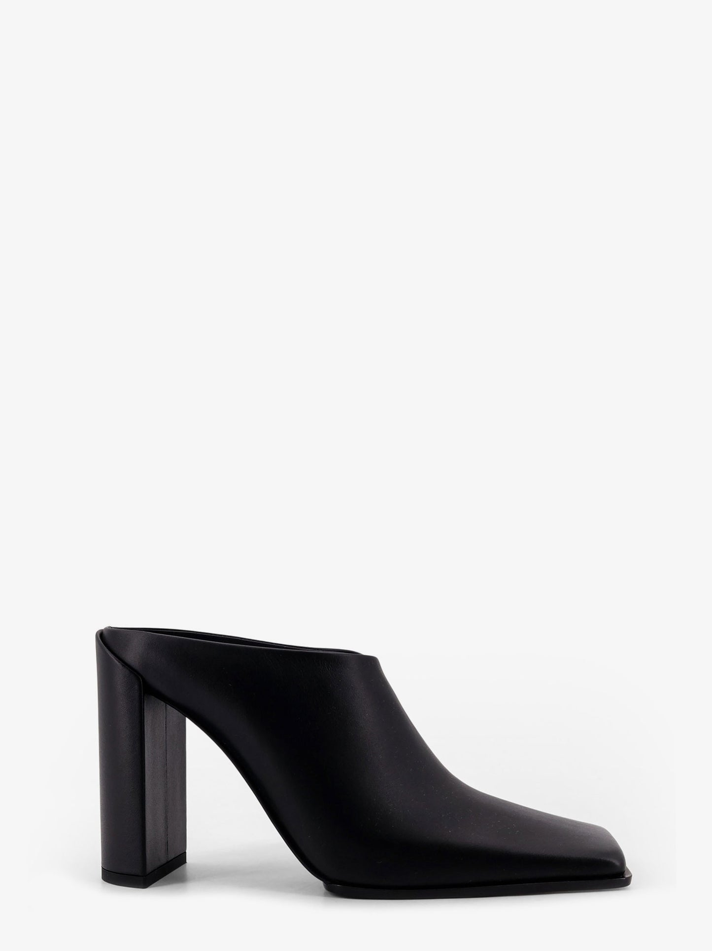 Square Leather Mule