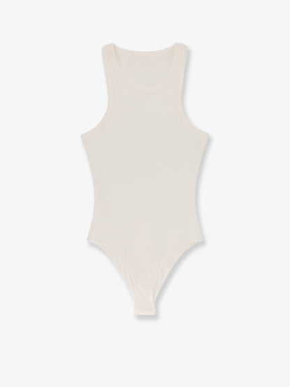 Halter cotton and viscose bodysuit thumbnail