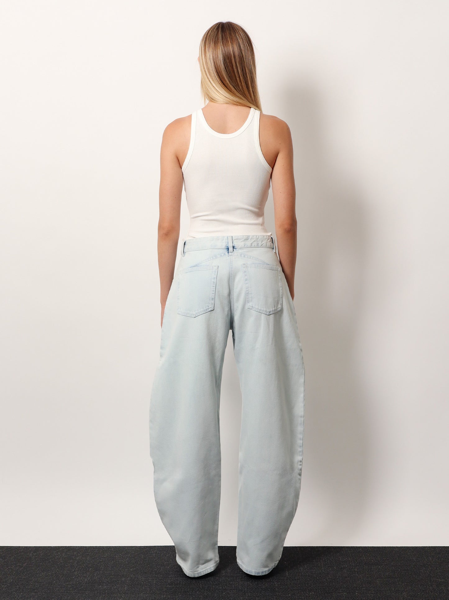 Halter cotton and viscose bodysuit