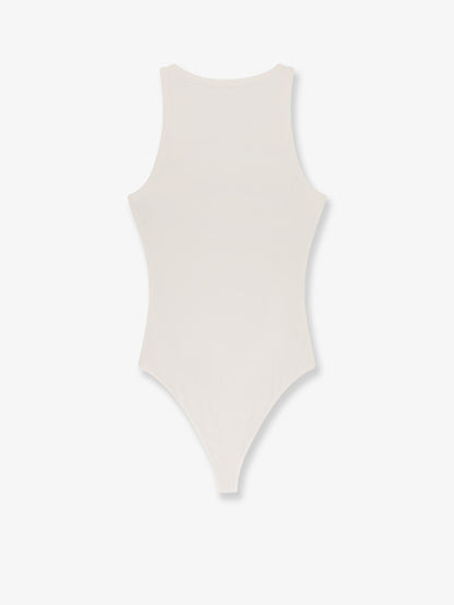 Halter cotton and viscose bodysuit thumbnail