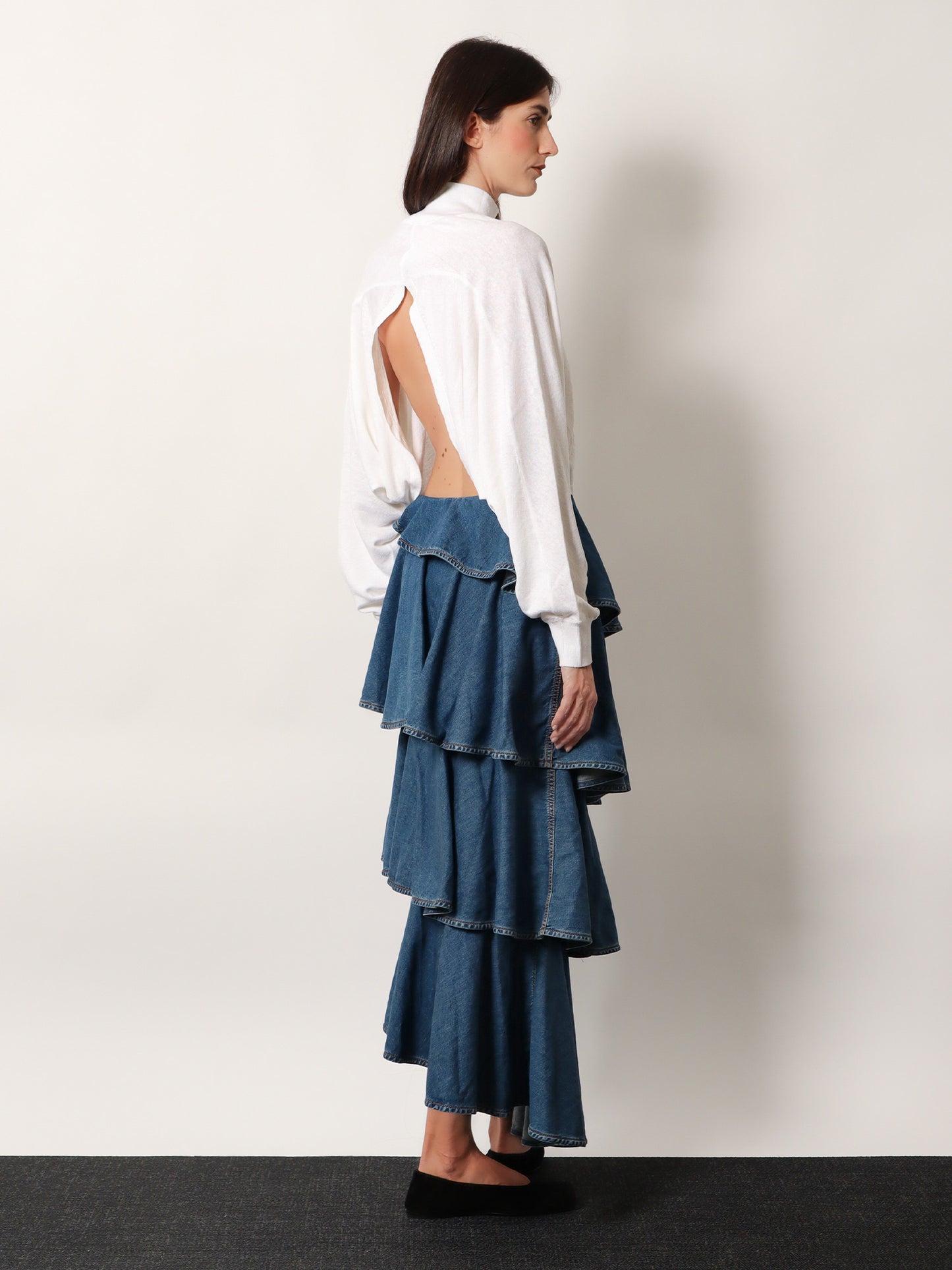 Maglia Batwing in lino