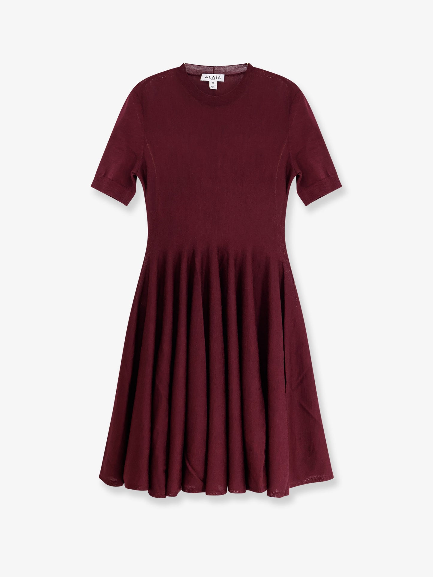 Skater virgin wool dress