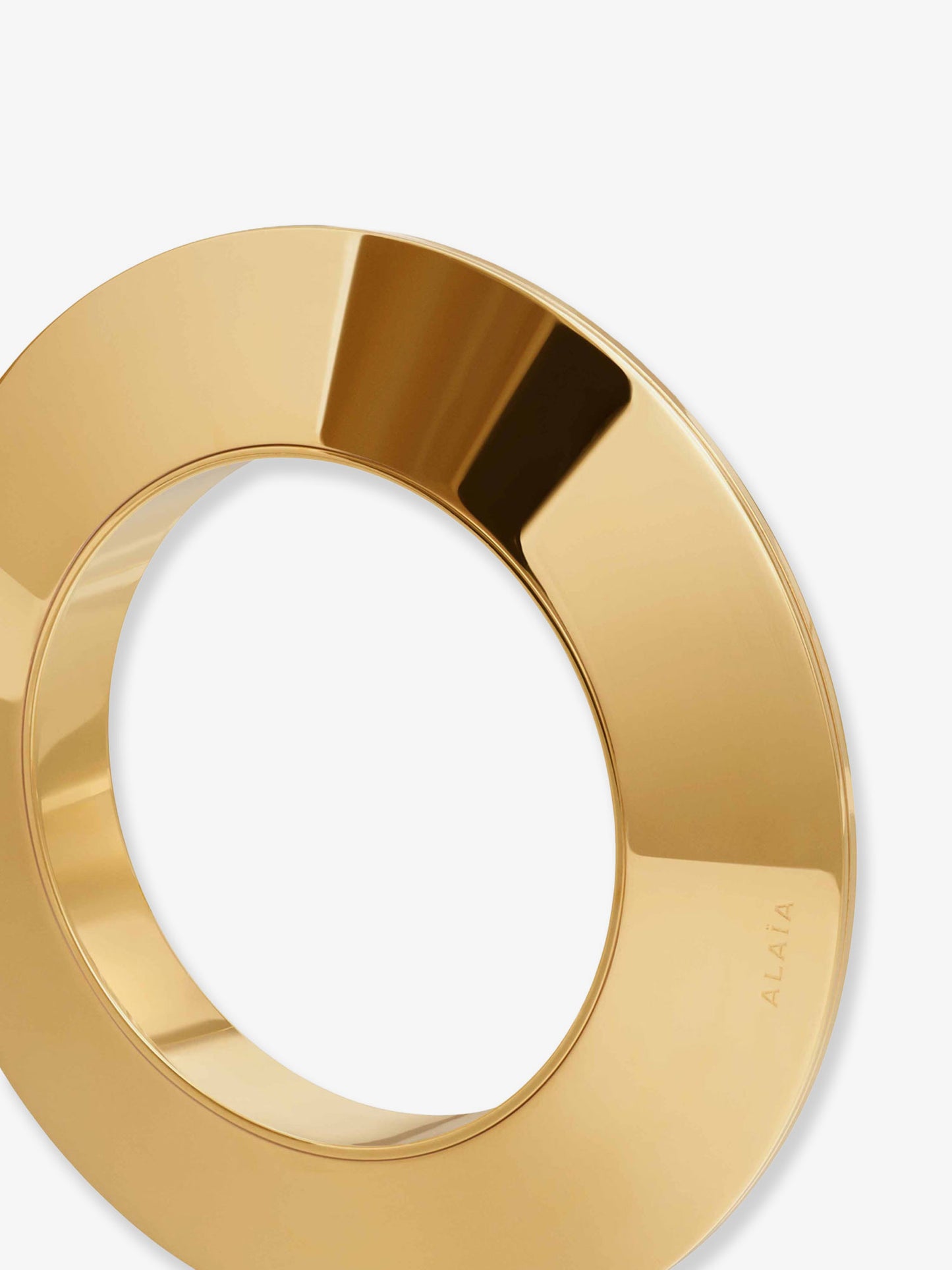 Blade Bangle M bracelet with Logo detail