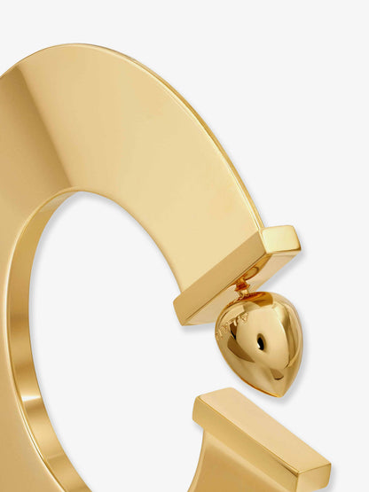 Orecchini Blade Hoop S con dettaglio Logo thumbnail