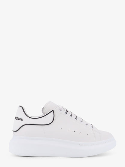 Oversize leather low-top sneakers