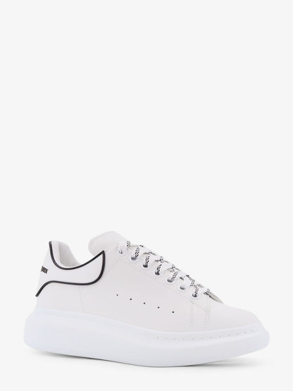 Oversize leather low-top sneakers