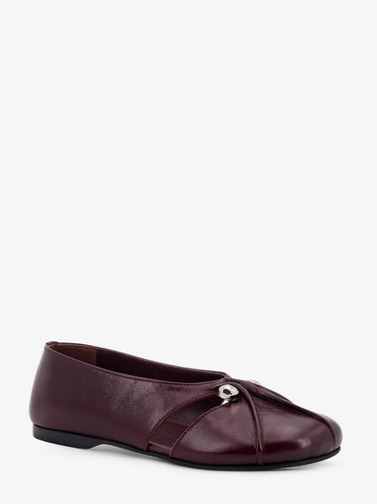 Ravena leather ballerinas thumbnail