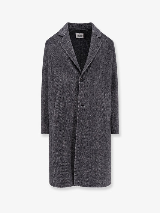 Wool blend coat