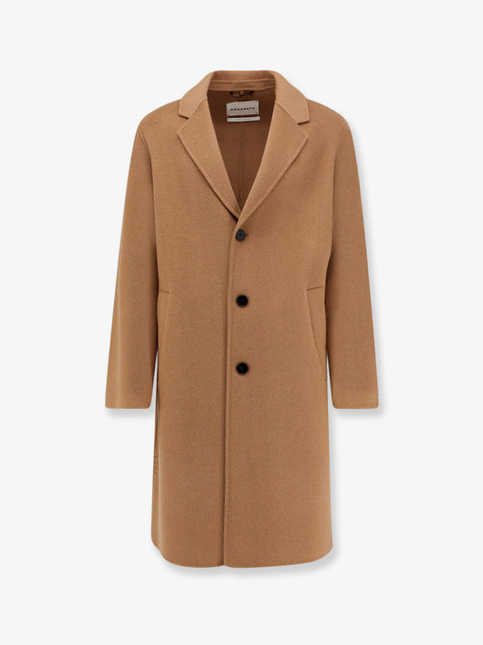 Outdoor wool coat