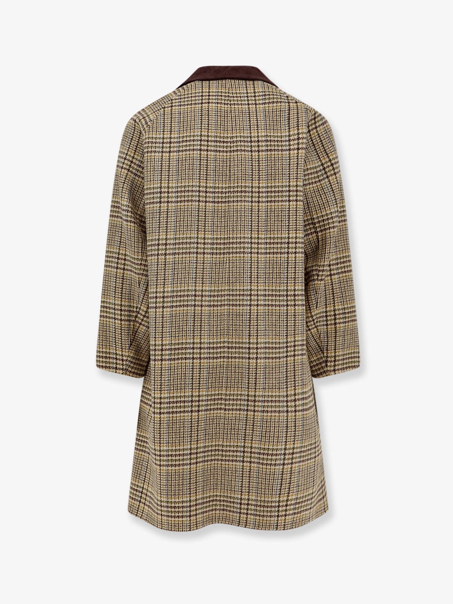 Madras coat with padding