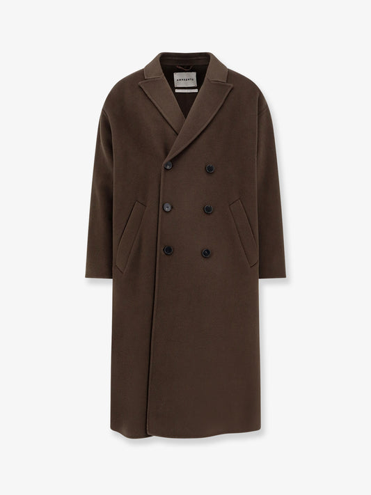Outdoor wool coat