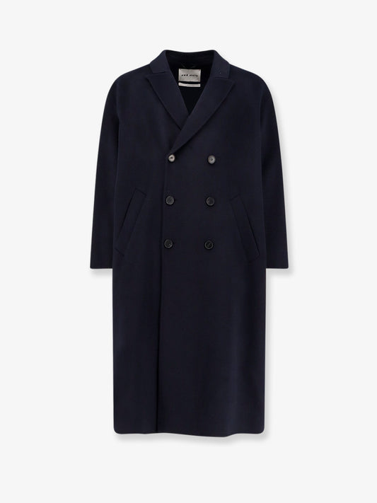 Outdoor wool coat
