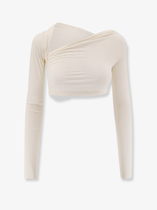 Gabi stretch fabric top