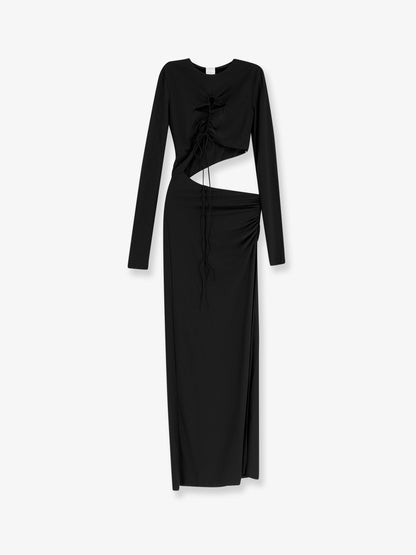 Maggie stretch fabric long dress thumbnail